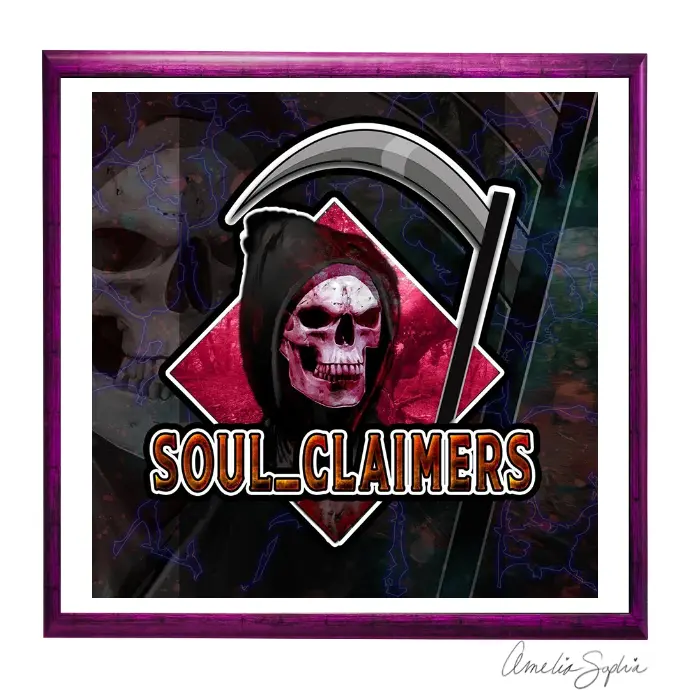 Reaper logo. Made in Illustrator. Meelie of meelie.art.